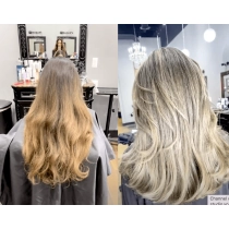 Natural ash blonde duo