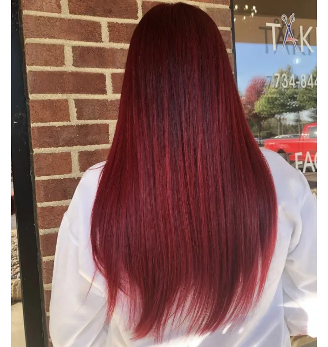 Ruby Red Hair Color