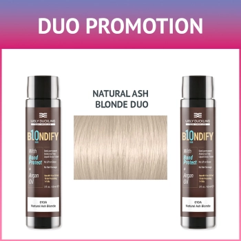 Natural ash blonde duo