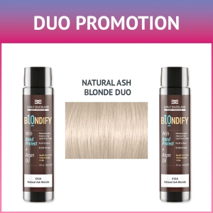 Natural ash blonde duo