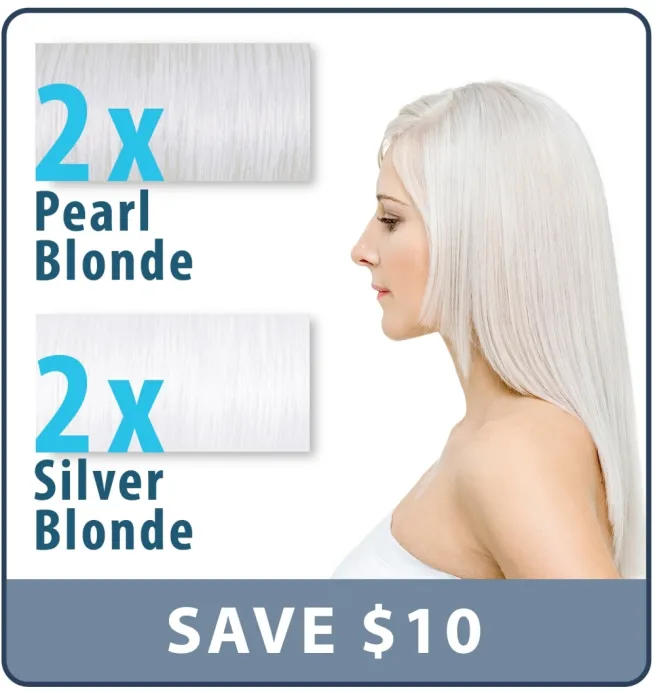 No-Lift Toner Set - Pearl Blonde and Silver. $10 Off and Free Shipping