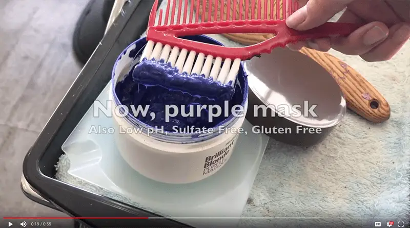 Applying Purple Mask