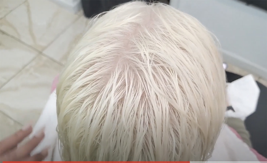 How To Bleach Hair White  