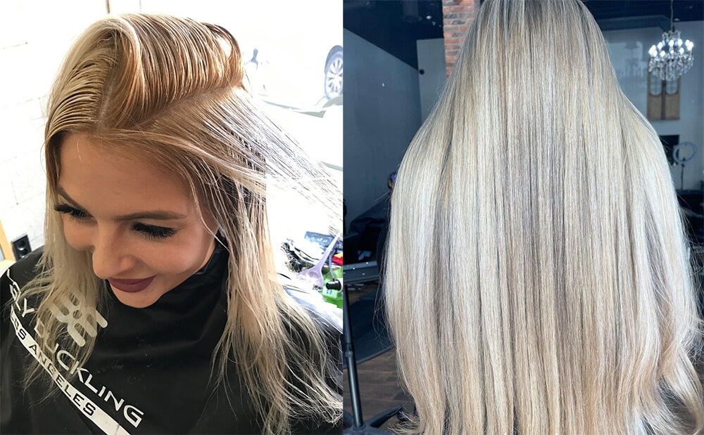 How to Lift Dark Roots & Tone Hair Blonde - Ugly Duckling