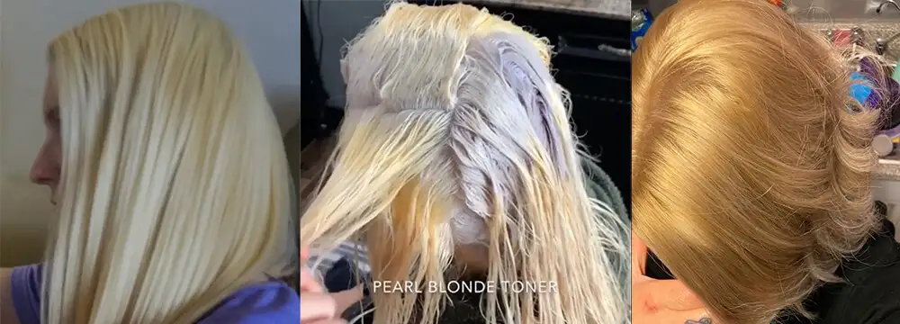 What toner takes yellow out of blonde hair? - Ugly Duckling