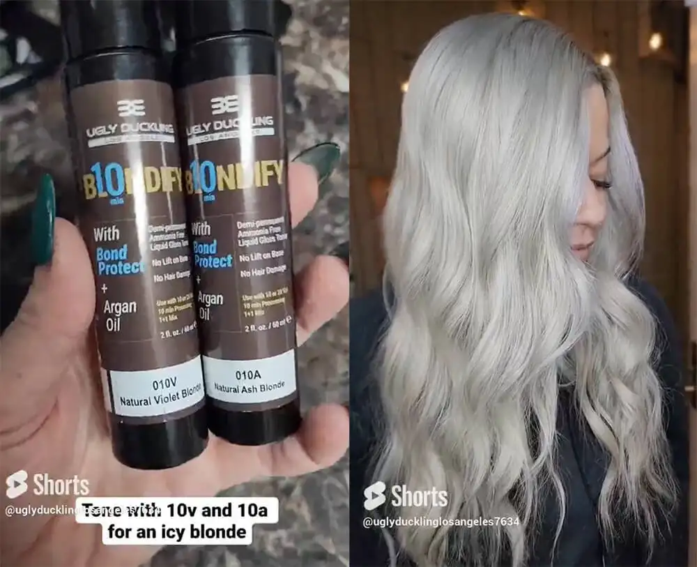 How to tone level 9 hair & turn it cool and ashy - Ugly Duckling