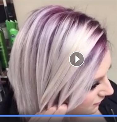 Purple blonde shadow root