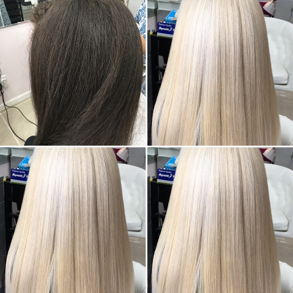 Tag et bad tunnel kompromis How To Bleach Dark or Black Hair Blonde - in 1 Sitting Only! - Ugly Duckling