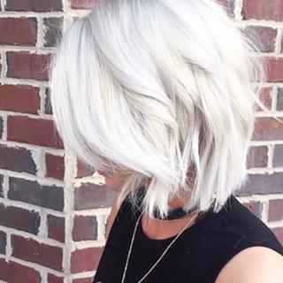 White Platinum Blonde Hair