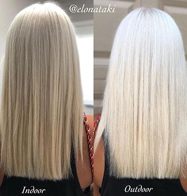Toner before and after