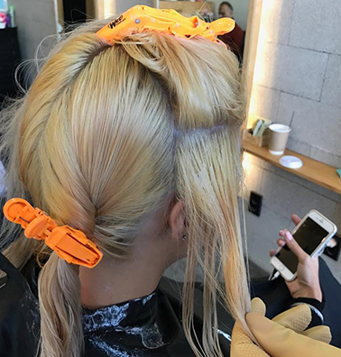 Yellow Hair in Need of Toning Yellow Hair in Need of Toning