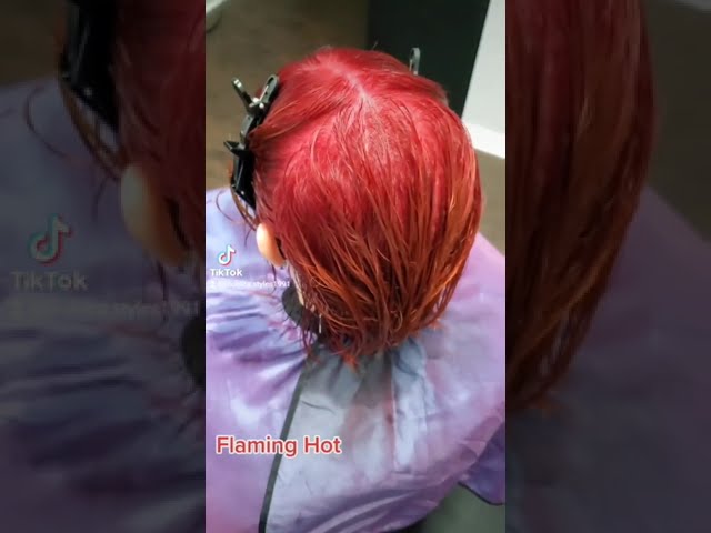 Red Orange Hair Transformation 