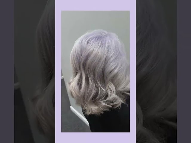 Turned 8-week Regrowth Into Stunning Purple Grey Hair