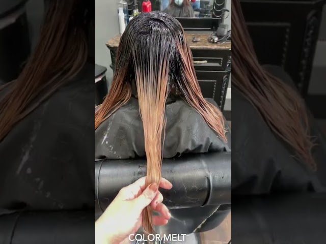 Color Melt with a blue based ash toner