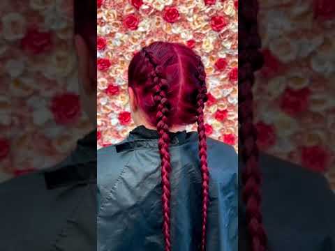 Before and After Hair Transformation Using Ruby Red